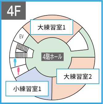 フロアマップ：4F