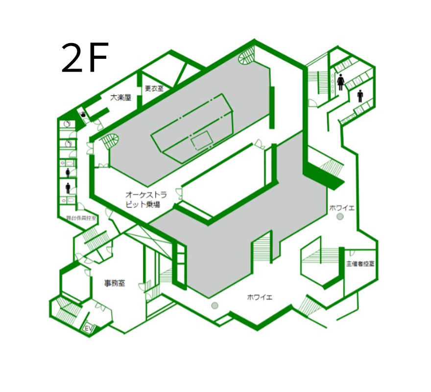 フロアマップ 2F