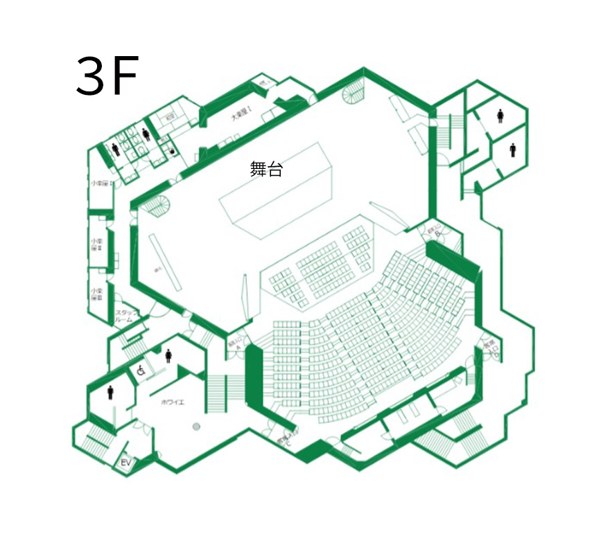 フロアマップ 3F