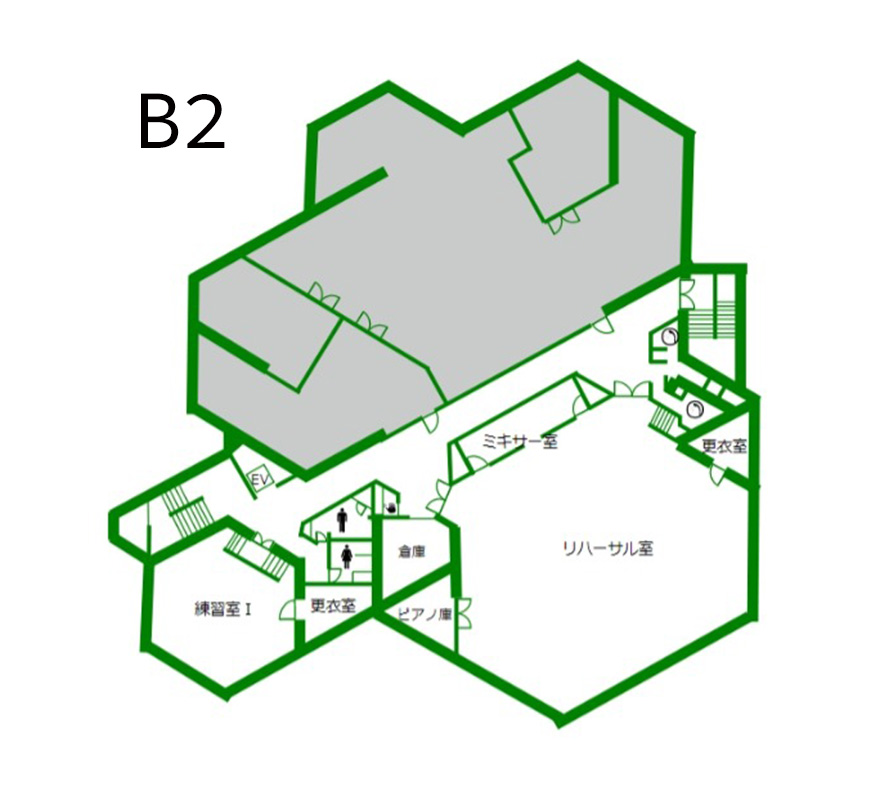 フロアマップ B2F