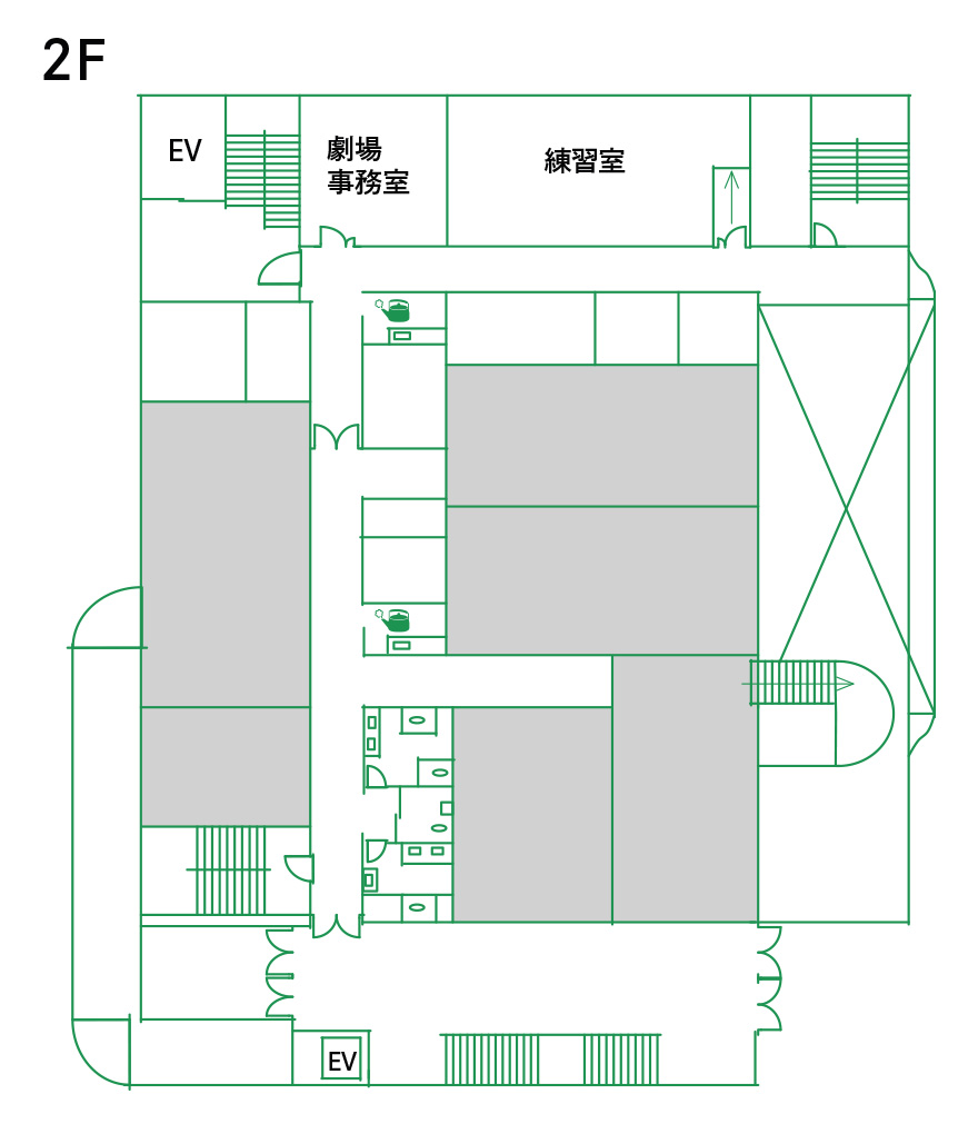 フロアマップ B2F