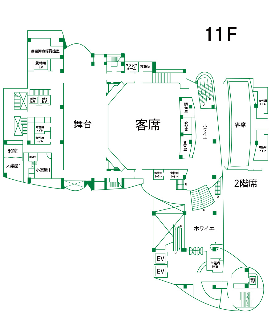 フロアマップ 11F